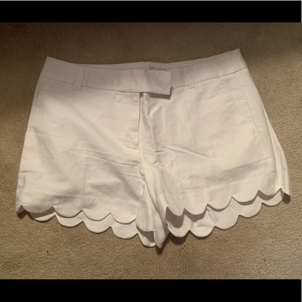 J Crew Factory NWT white shorts. Size 8